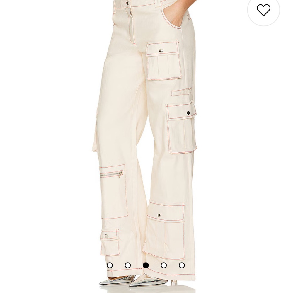By Dyln pants in bone. Size small